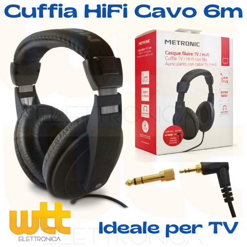 Cuffia padiglione con - , cavo